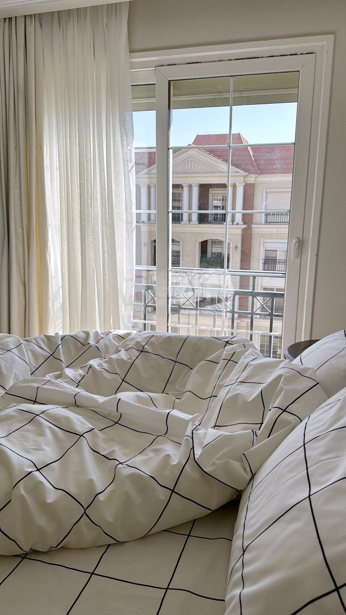 Windowpane Duvet Cover Set