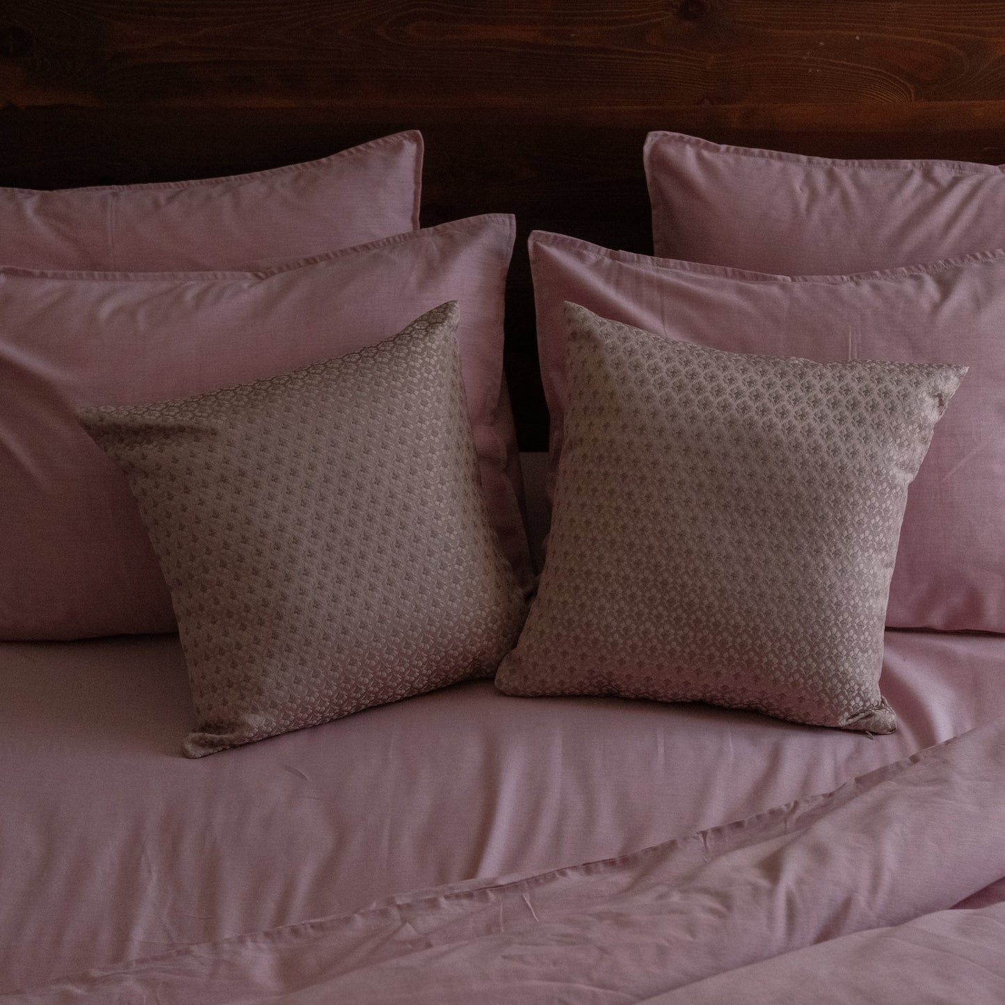 Dusty Mauve Fitted Sheet Set