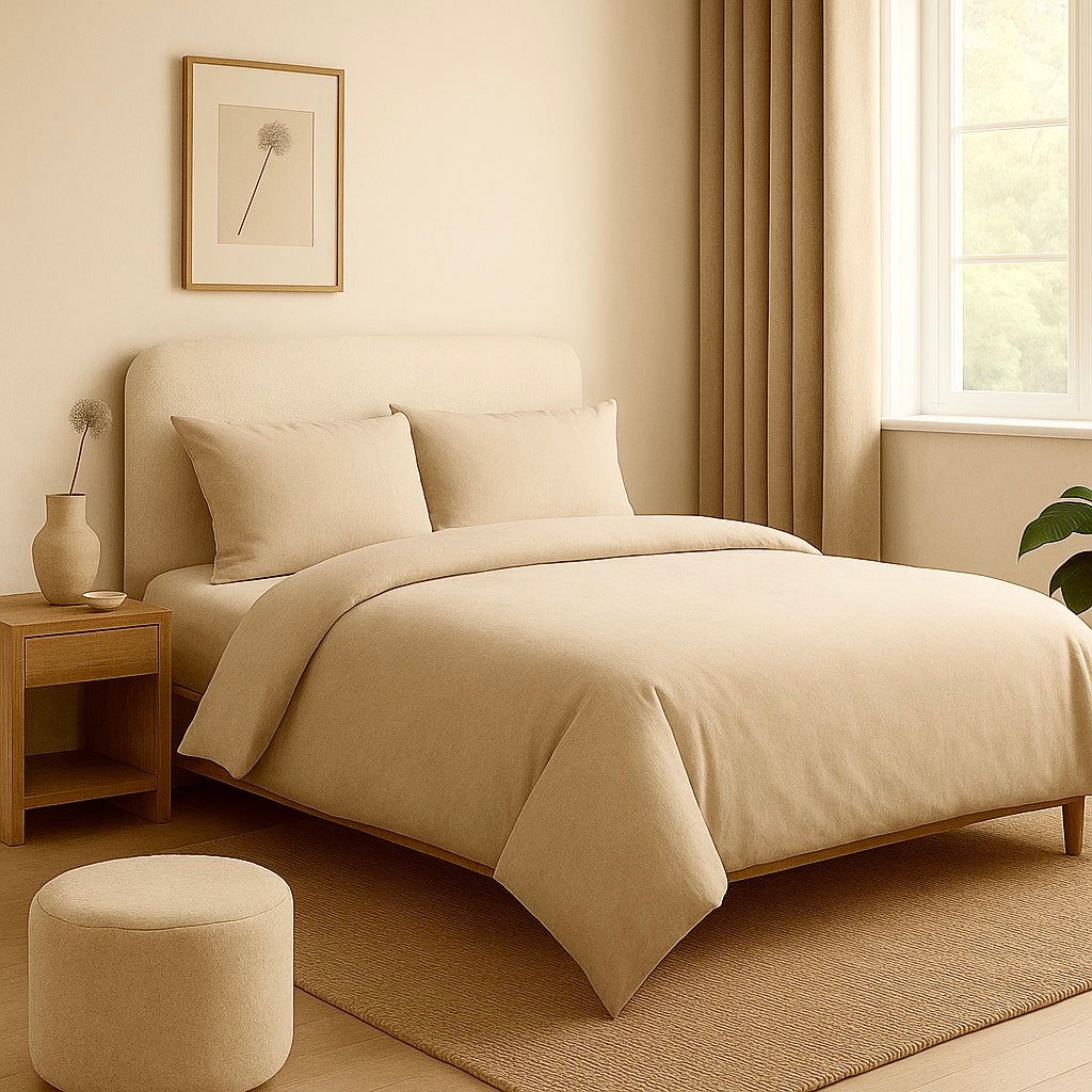 Beige Duvet Cover Set