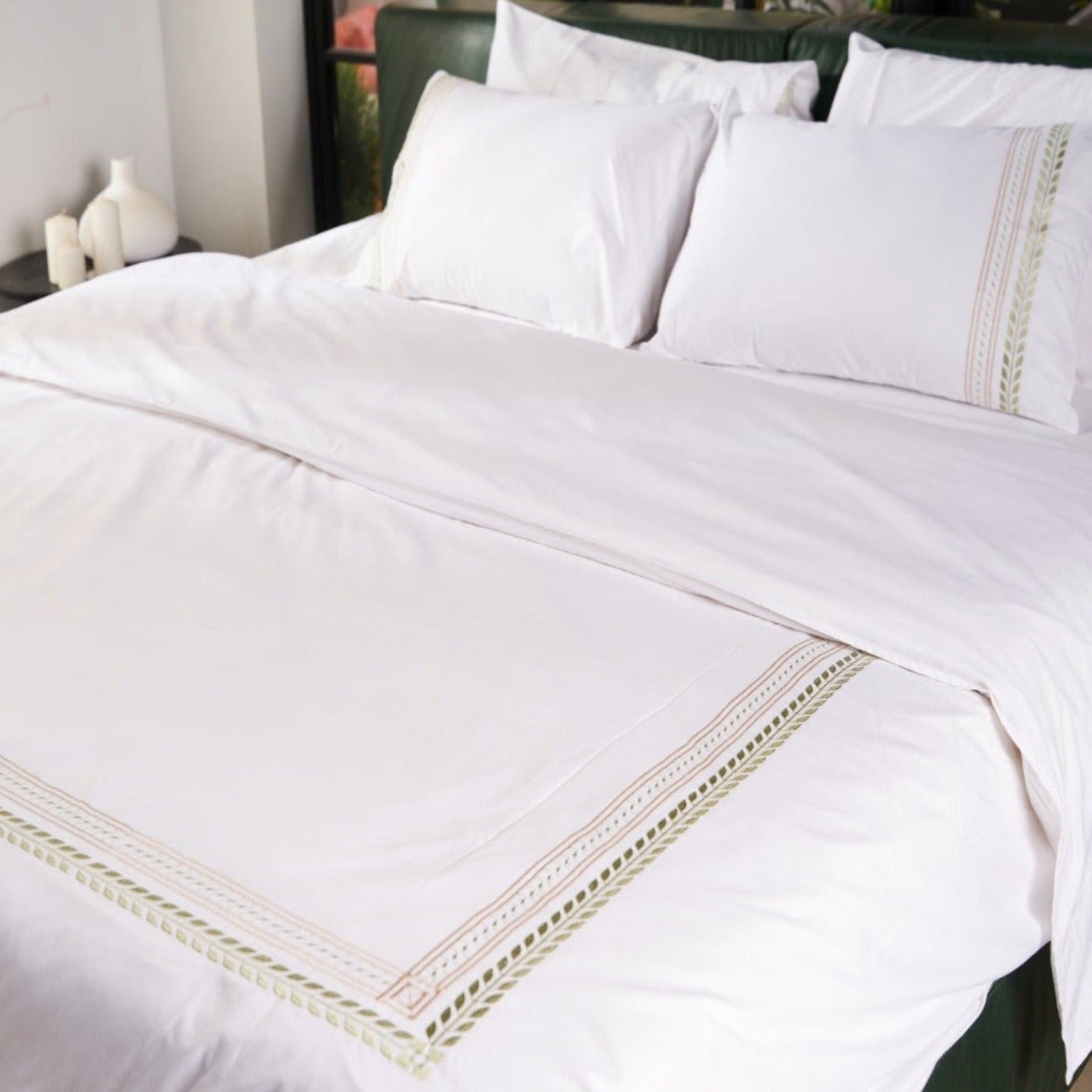 Embroidered Duvet Cover