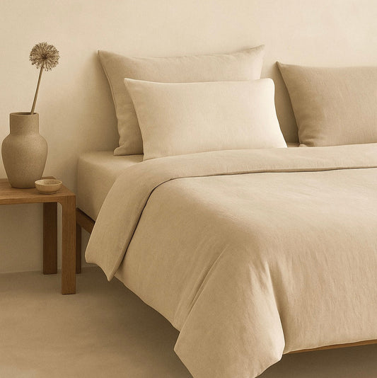 Beige Duvet Cover Set