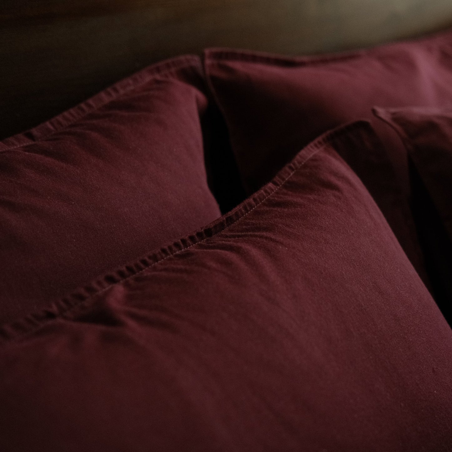 Burgundy Duvet Cover Set