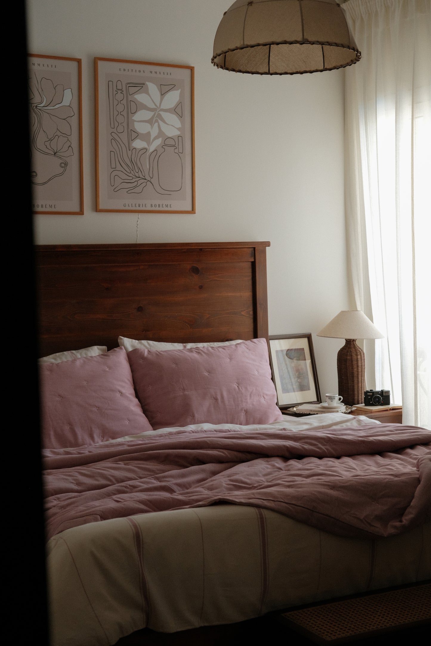 Dusty Mauve Quilt Set