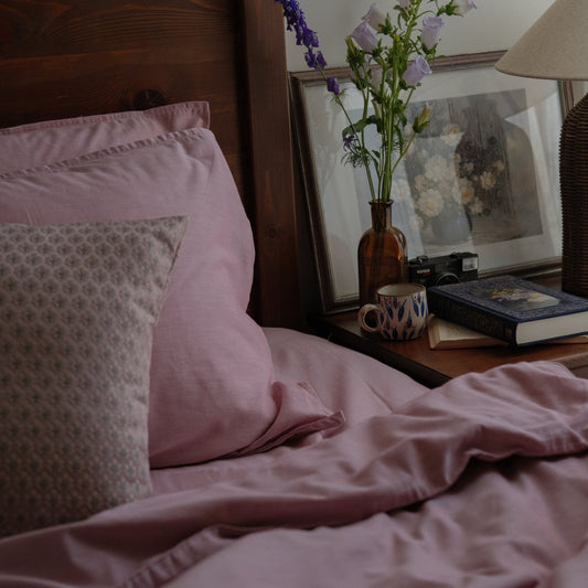 Dusty Mauve Duvet Cover Set