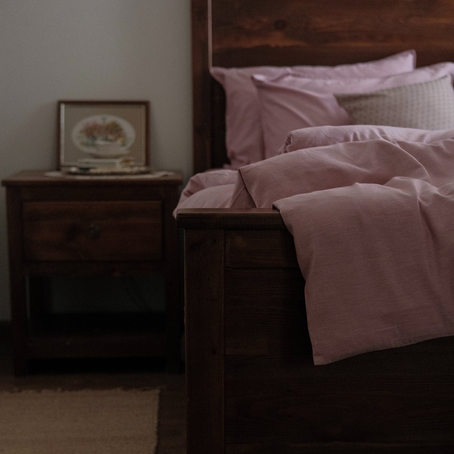 Dusty Mauve Duvet Cover Set