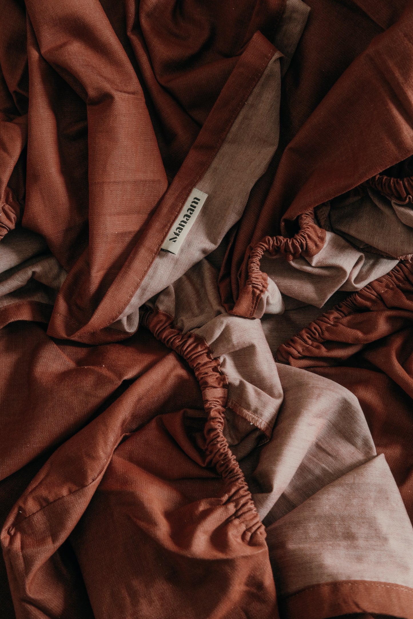 Terracotta Fitted Sheet Set