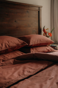 Terracotta Duvet Cover Set