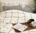 Load image into Gallery viewer, Windowpane Fitted Sheet Set
